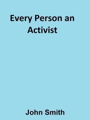 cover image of Every Person an Activist